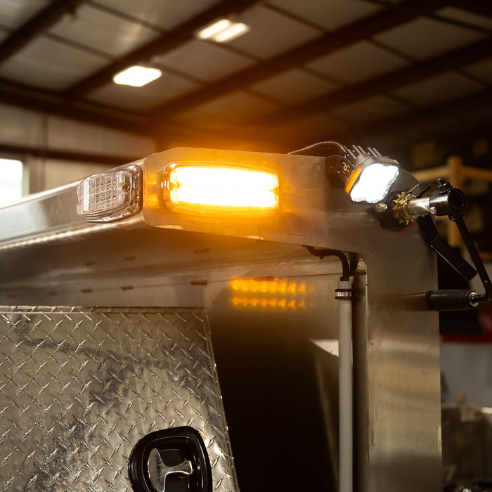 Amber vs. White Strobes on a Plow Truck: What Works in Falling Snow?