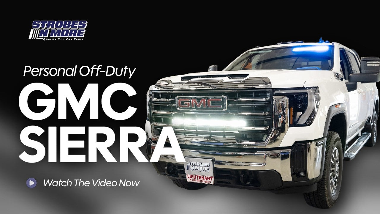 GMC Sierra emergency lighting build — E66 Flood, Inner Edge FST, Photon LEDs, T-ION lightheads