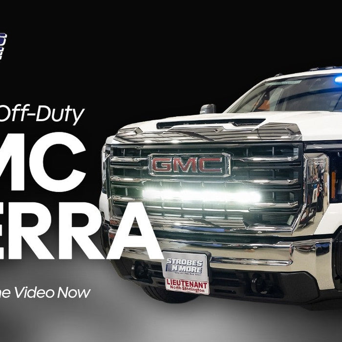 GMC Sierra emergency lighting build — E66 Flood, Inner Edge FST, Photon LEDs, T-ION lightheads