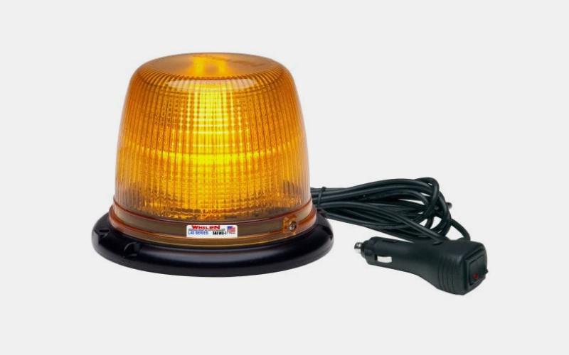 thumbnail image 2 of Amber LED Rotating Beacon With Rotating And Flashing Light Patterns For Vehicle Safety 2 of 14