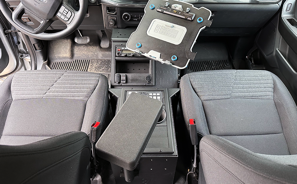 G-J 2021+ Ford F-150 & 2023+ F250-550 Wide-To-Narrow Console Box