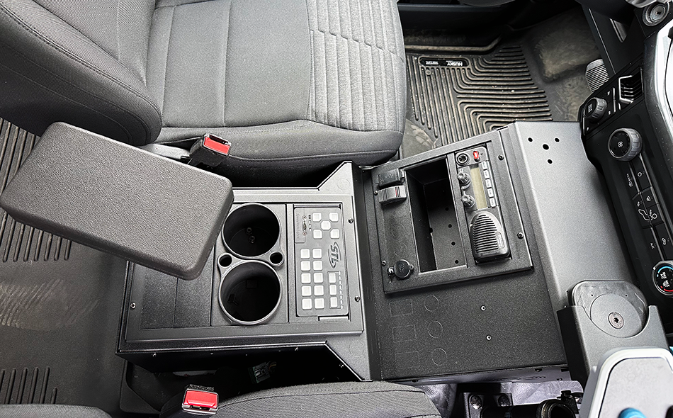 G-J 2021+ Ford F-150 & 2023+ F250-550 Wide-To-Narrow Console Box
