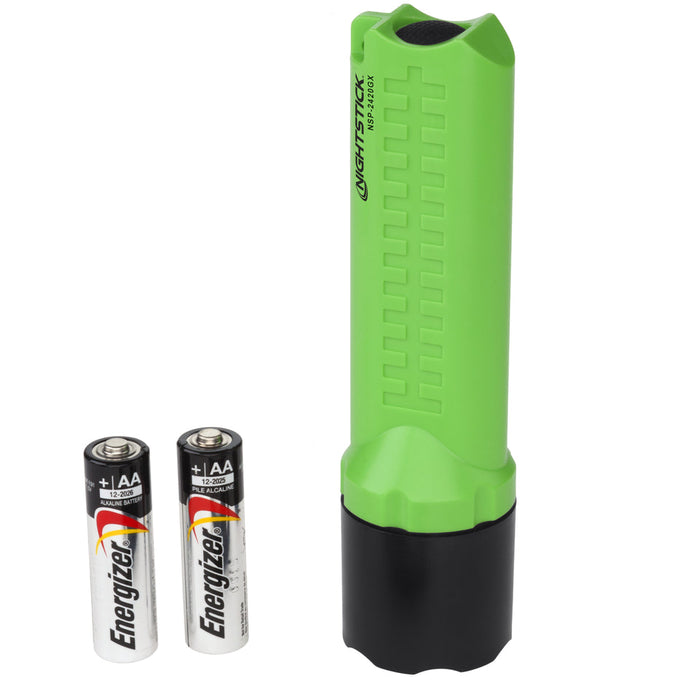 Nightstick Flashlight - 3 AA Green