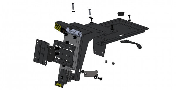 Havis Heavy-Duty Dash Mount for 2015-2020 Ford F-150 Retail, Responder & SSV, 2017-2022 Ford F-250, 350, 450 Pickup, F-450, 550, & 600 Cab Chassis, 2018-2021 Expedition Retail, MAX, & SSV