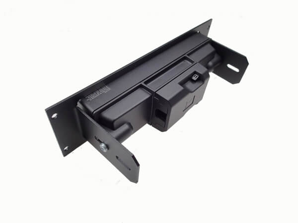 Havis 1-Piece Equipment Mounting Bracket, 2.5″ Mounting Space, Fits Kenwood Radio