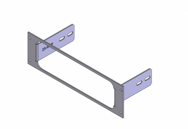 1-Piece Equipment Mounting Bracket, 2.5″ Mounting Space, Fits Motorola XPR 4550