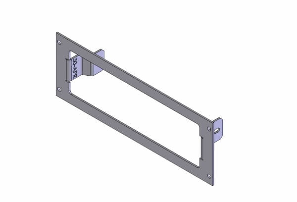 1-Piece Equipment Mounting Bracket, 3″ Mounting Space, Fits Motorola APX-4500 Remote Radio