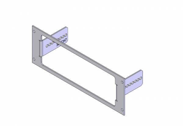 1-Piece Equipment Mounting Bracket, 3″ Mounting Space, Fits M/A-COM CH-721