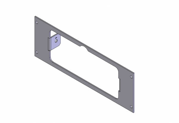 C-EB30-MGC-1P - 1-Piece Equipment Mounting Bracket, 3″ Mounting Space, Fits Whelen 295HF100, 295SL100, 295SL101, 295HFSA1, Alpha12S, MGC01, PCCHD, WS2100, 295SLSA1