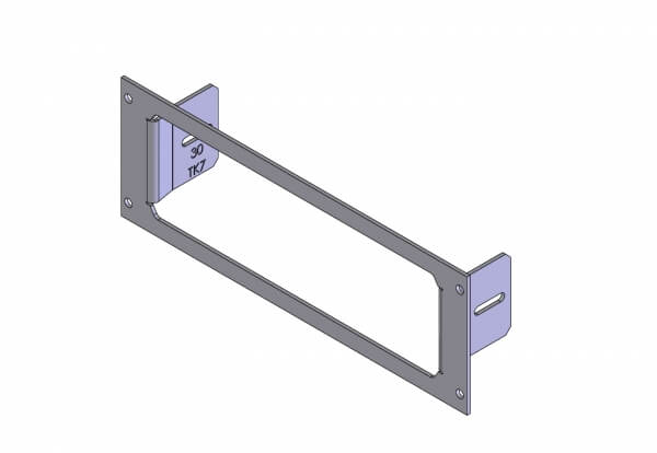 1-Piece Equipment Mounting Bracket, 3″ Mounting Space, Fits Kenwood TK-5710, TK-5810, TK-690, TK-790, TK-890