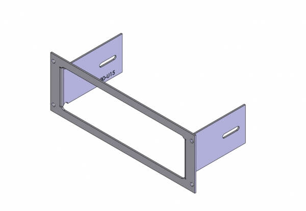 1-Piece Equipment Mounting Bracket, 3″ Mounting Space, Fits Uniden BCT15