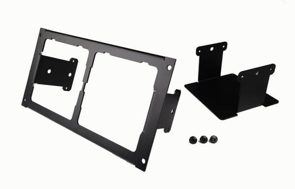 Havis 1-Piece Equipment Mounting Bracket, 4.5″ Mounting Space, Fits Motorola APX-Series Chargers