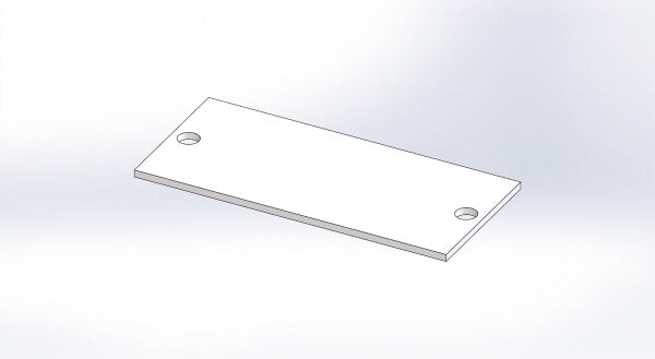 1/2″ Filler Plate for Wide VSW Consoles