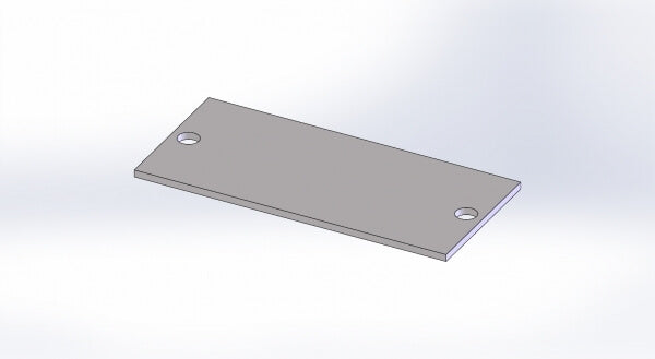 1-1/2″ Filler Plate for Wide VSW Consoles