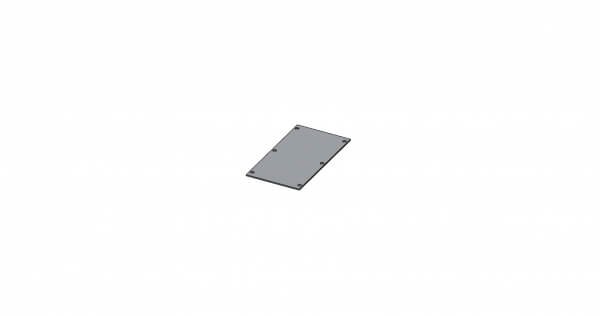 6″ Filler Plate for Wide VSW Consoles