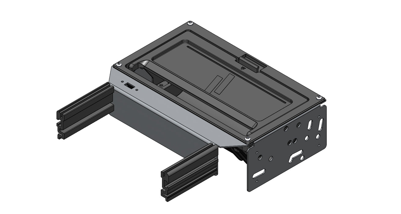 Brother PocketJet 6 & 7 Printer Mount for 2020-2025 Ford Interceptor Utility Consoles