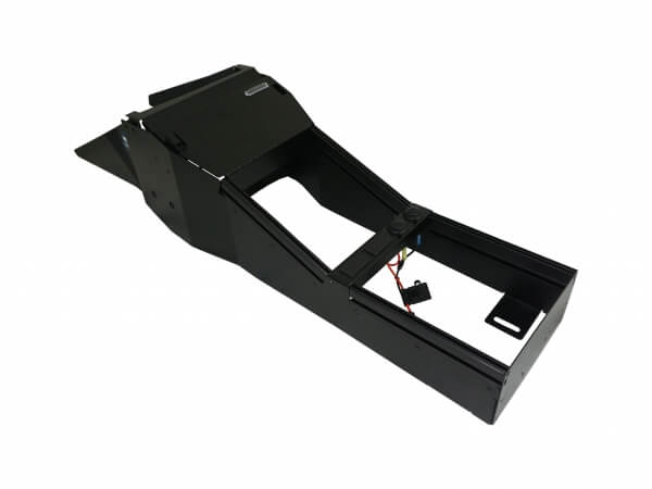 Vehicle Specific 18 Angled Console W/ Internal Printer Mount For 2021 2023 Dodge Charger Police