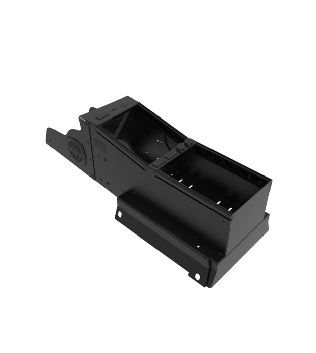 Vehicle-Specific 22″ Angled Console for 2025-2026 Chevrolet Tahoe Police Pursuit Vehicle