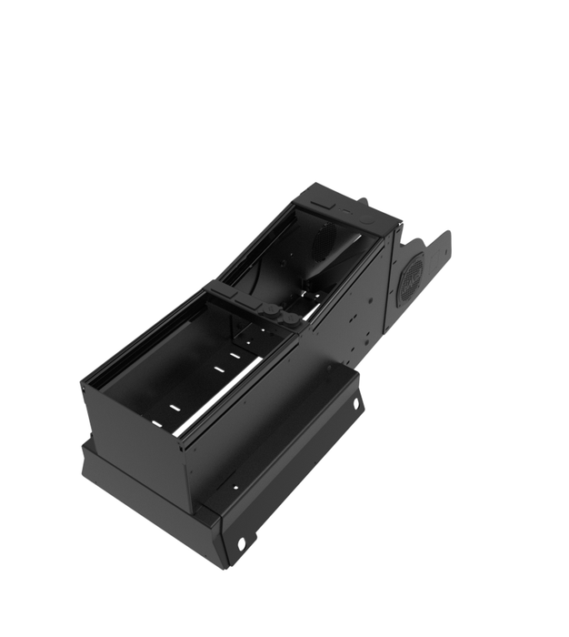 Vehicle-Specific 22″ Angled Console for 2025-2026 Chevrolet Tahoe Police Pursuit Vehicle