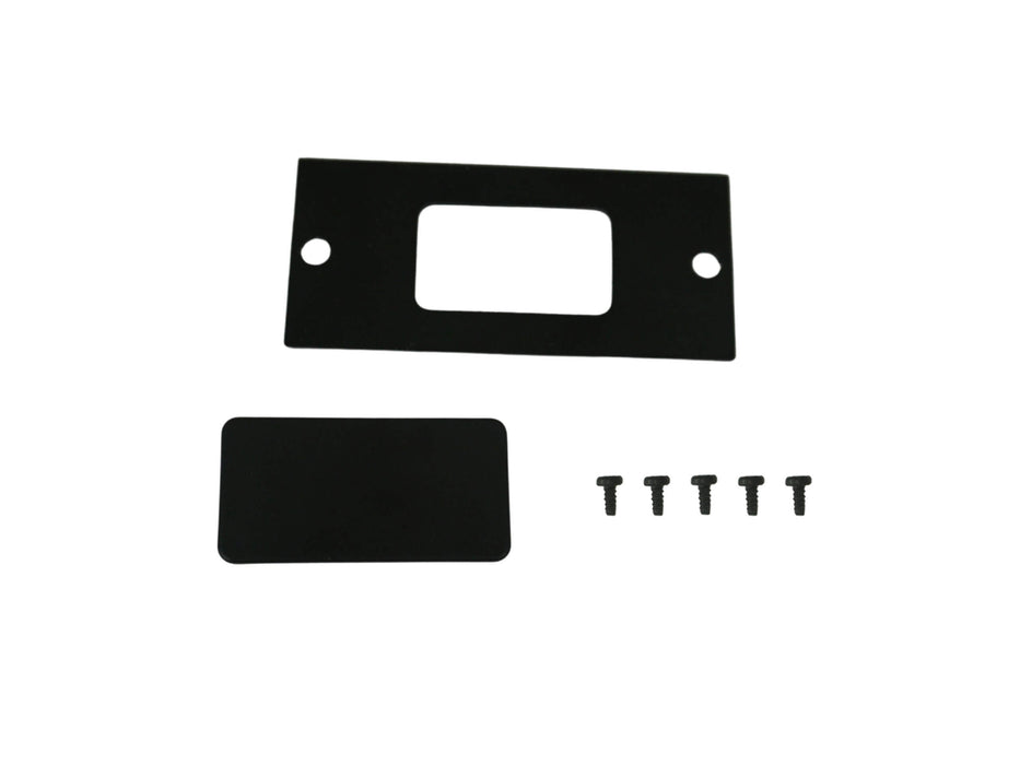 Havis Console Accessory Bracket with 1 Blank for Rectangular Accessories for 3.3″ Section of VSW Consoles