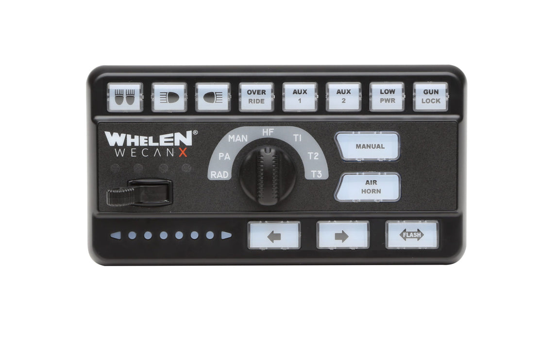 Whelen CCTL6 Control Head with Custom Rhode Island State Police label