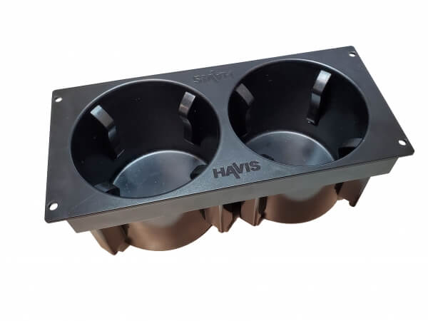Havis- Self-Adjusting Double Cup Holder (Fixed Mount)