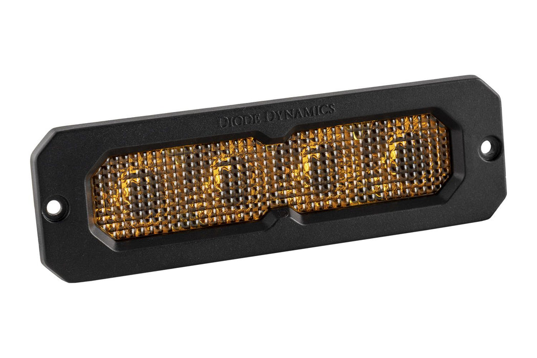 Diode Dynamics SS6 Yellow Flush Mount LED Light Bar (one)