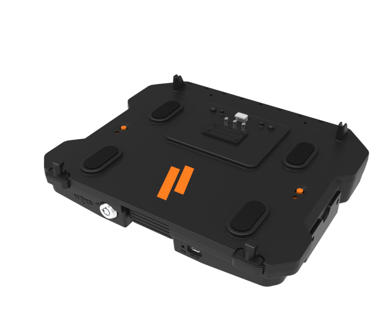 Docking Station for Dell Pro Rugged 14″ & 13″, 5430, 7330, 5420, 5424, & 7424 Notebooks with Advanced Port Replication & Triple Pass-Thru Antenna Connections