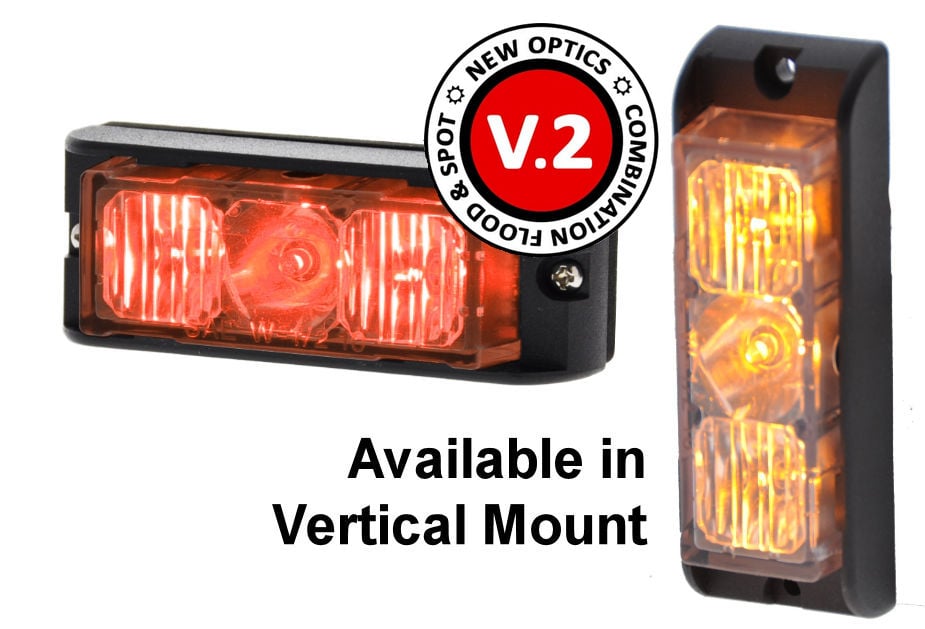 Strobes N' More E3 LED Lighthead  NEW OPTICS! Vertical Mt. Available