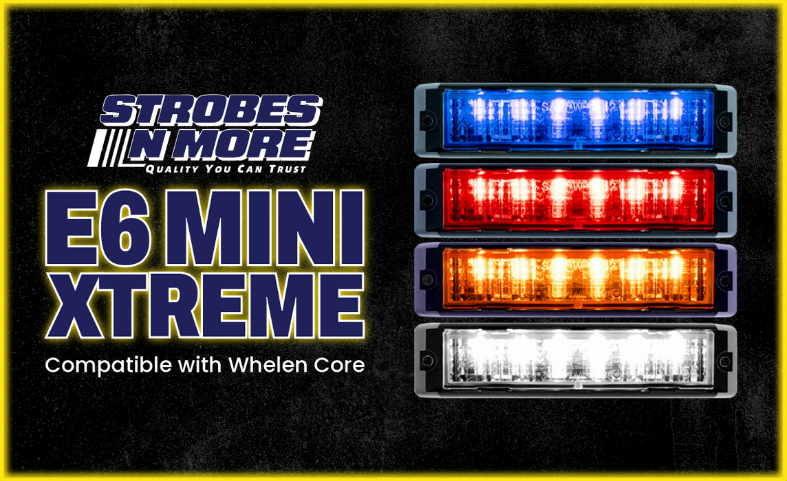 Strobes N' More E6 Mini Xtreme Dual LED Lighthead