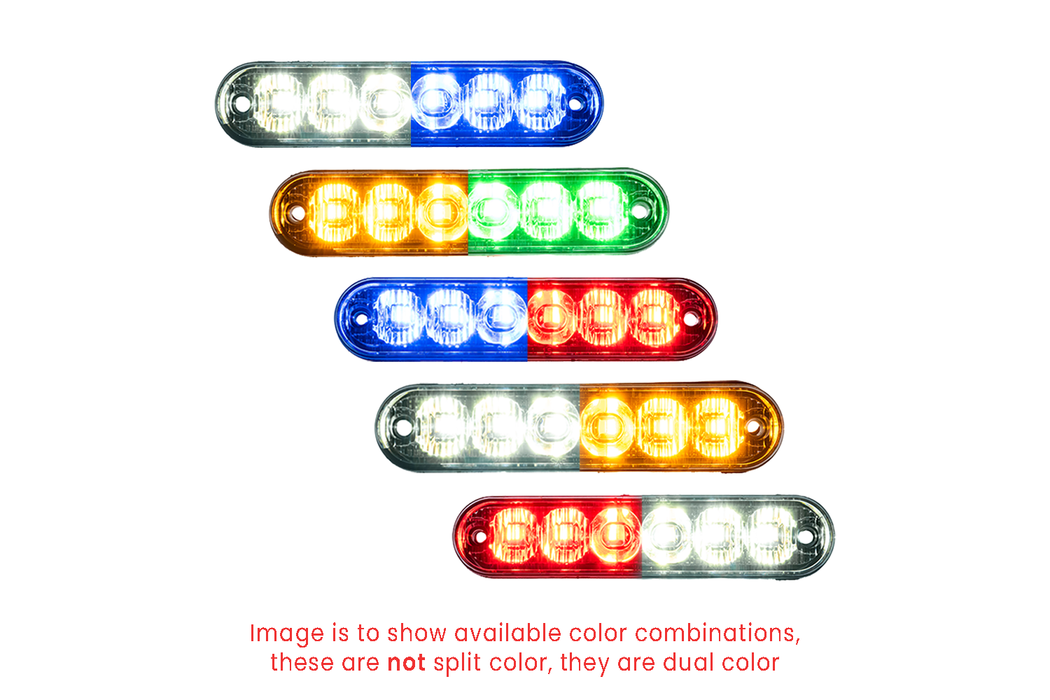 Strobes N’ More E6 SLIM Dual Color Surface Mount Light