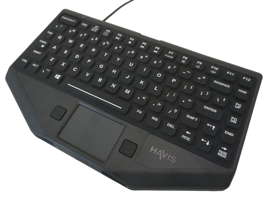 Havis Rugged Keyboard with Emergency Key