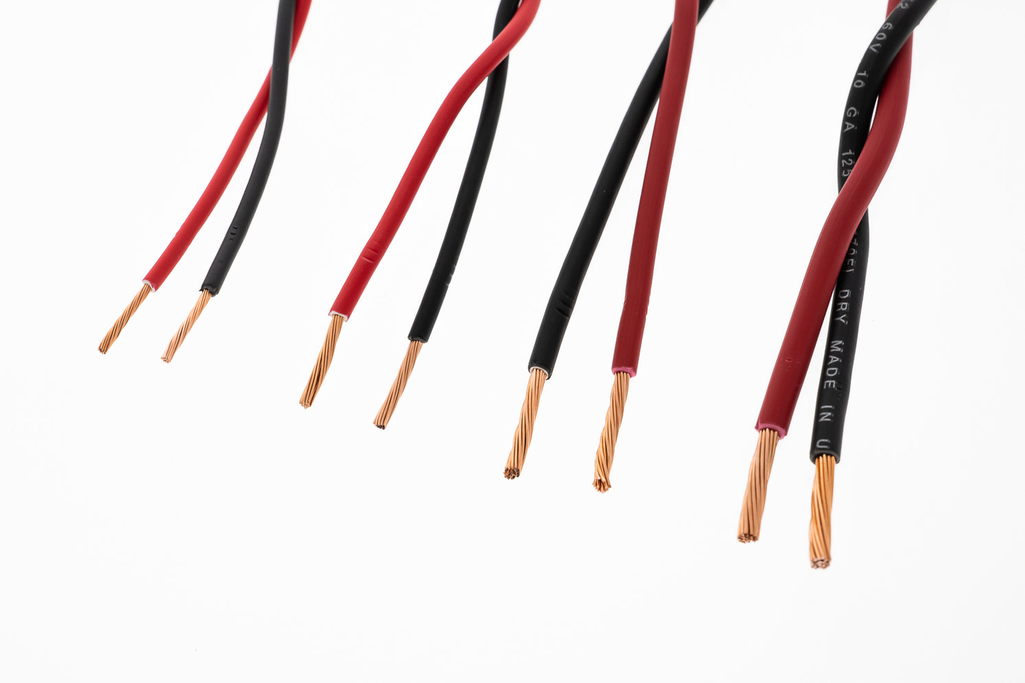 Dc String Wire Primary 12 Volt Dc Wire by the Foot - StrobesNMore.com — Strobes N' More