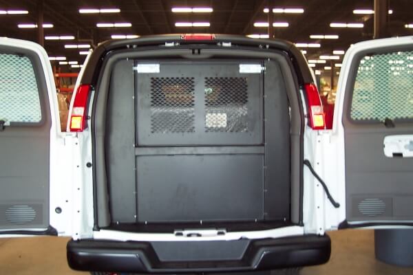 Havis Rear partition for 1997-2025 Chevrolet G-Series van — Strobes N' More