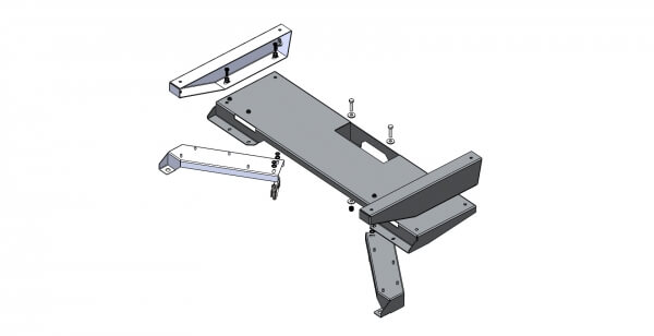 Havis Modular Storage Drawer Mount for 2020-2025 Ford Interceptor Utility