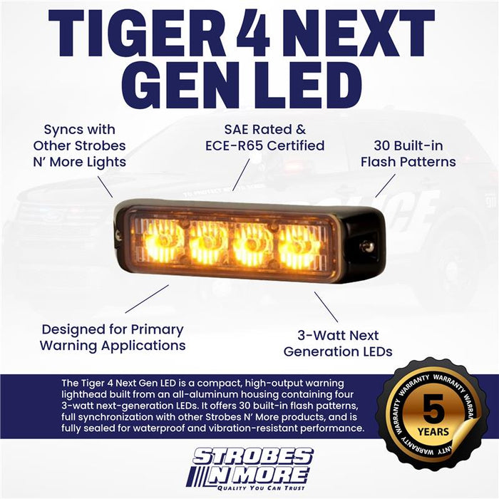 Strobes N' More Tiger 4 Next Gen LED SALE!