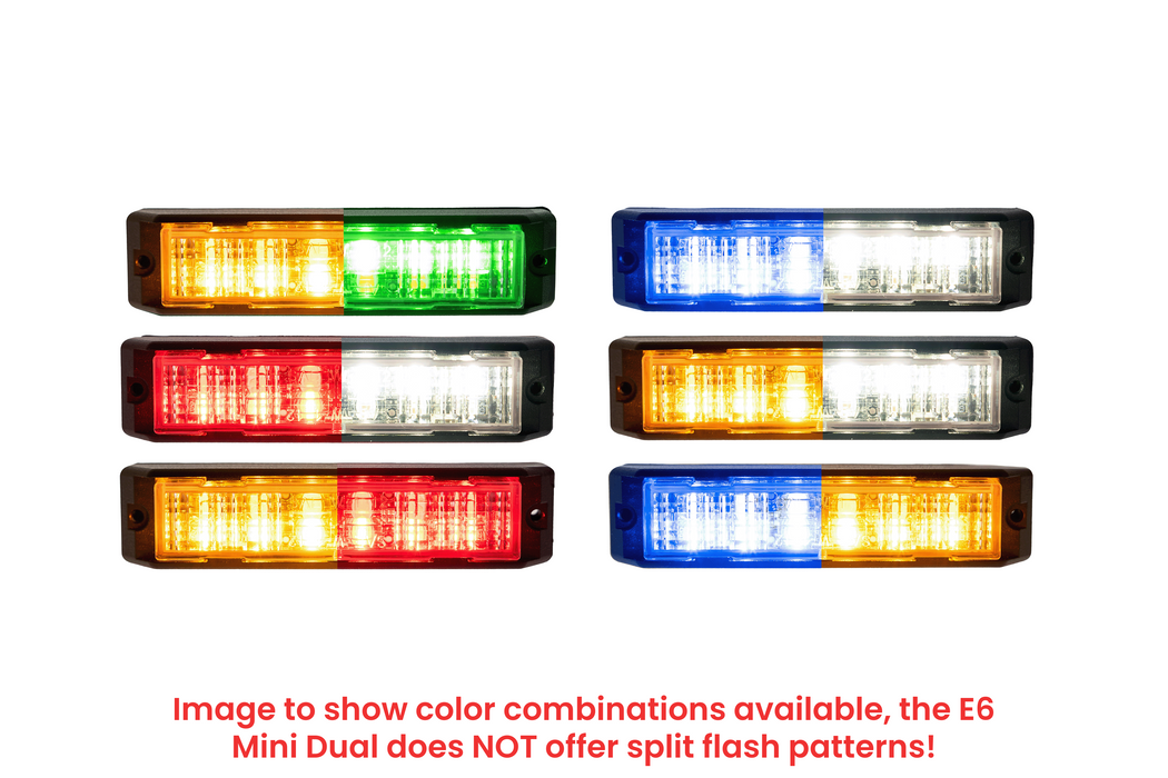 Strobes N' More E6 Mini Dual Color LED Lighthead