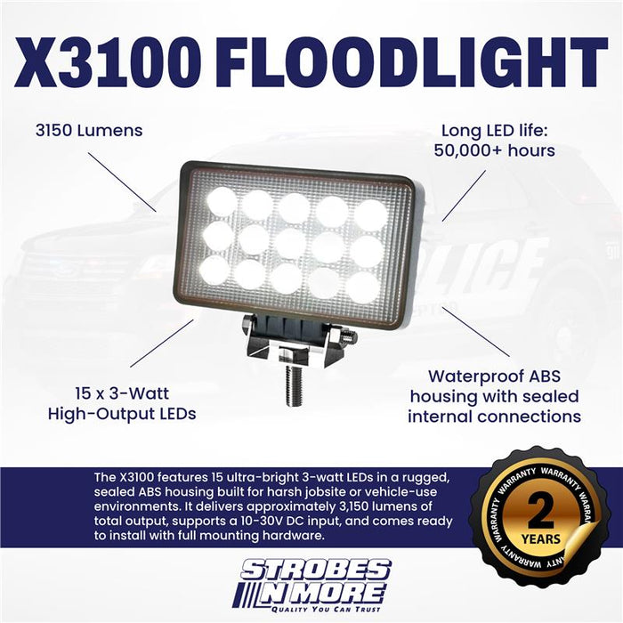 Strobes N' More X3100 Floodlight