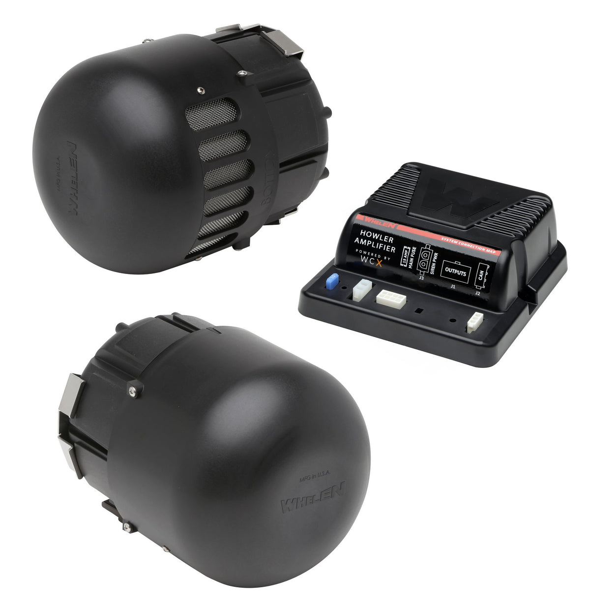 Howler Deployment System Howler Core Amplifier with Two Speakers (CHOWLER) with Mounting Bracke ...