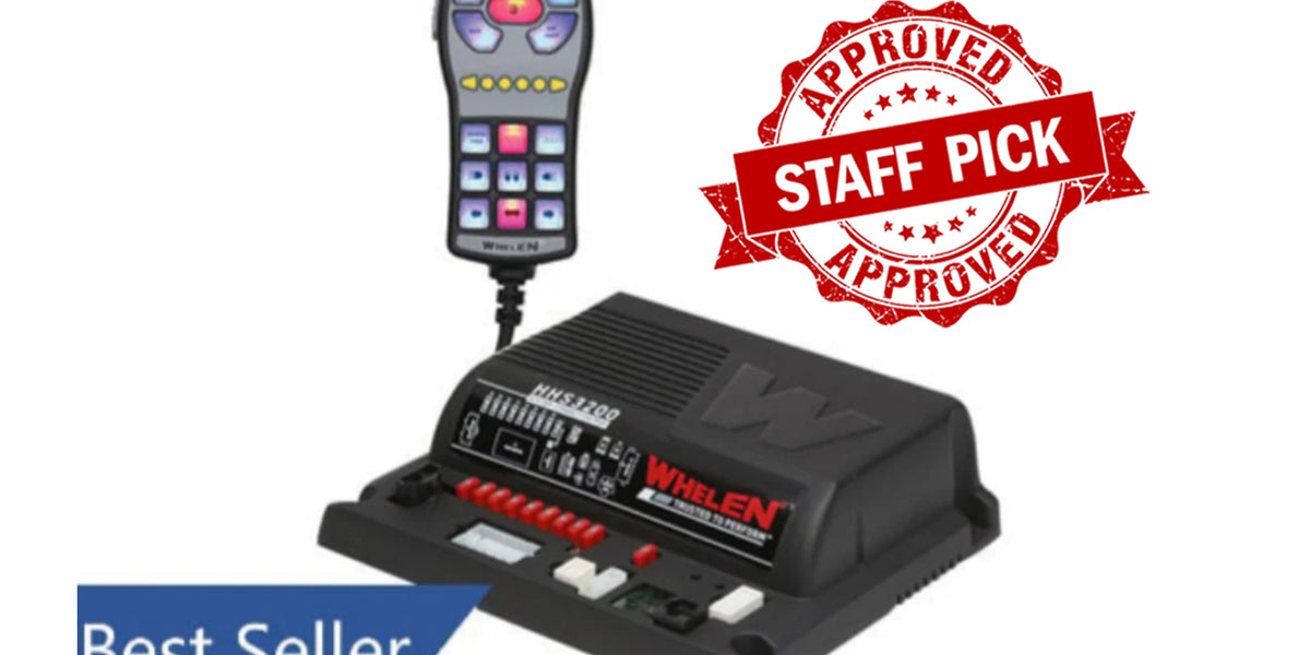 Whelen 3200 and 4200 Siren Amplifier with Hand-Held Controller