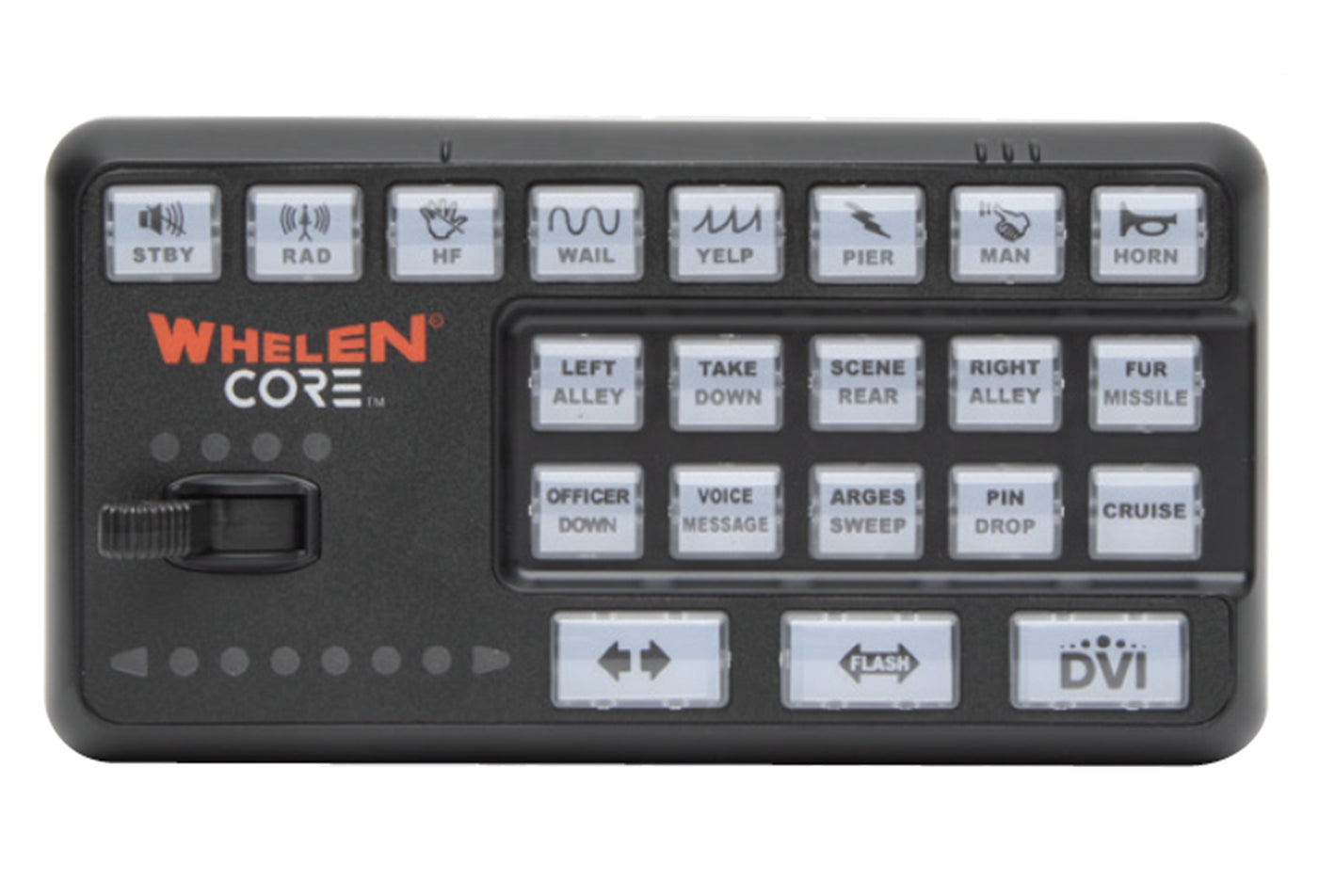 Core R Remote Heaqd Whelen CenCom Core Remote Siren — Strobes N' More