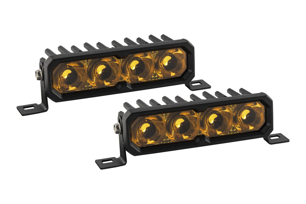 Diode Dynamics SS6 SAE/DOT Yellow LED Light Bar (pair)