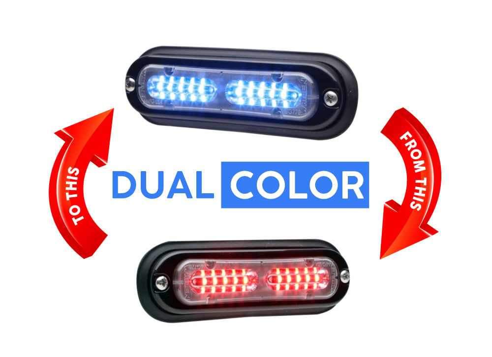 thumbnail image 2 of Whelen TLIA Amber Surface Mount Lighthead - 12VDC Emergency Vehicle Light With 25 Flash Patterns 2 of 6