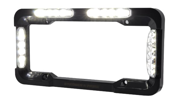 Strobes N' More LP Array License Plate Mount - Main Image