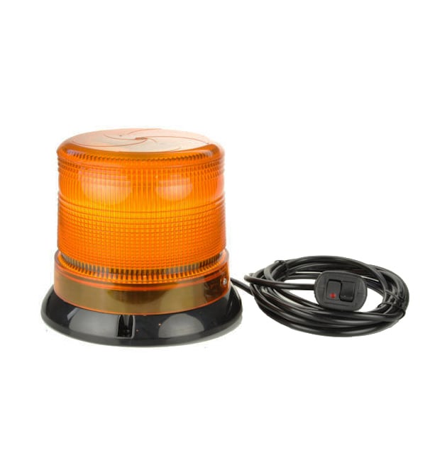 Strobes N' More Amber LED 360&#176; EBeacon with Low Dome