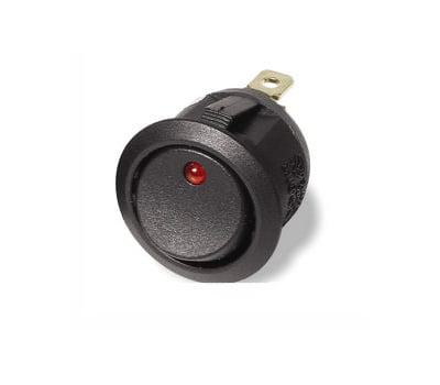 Universal Round Red Lighted Toggle #9