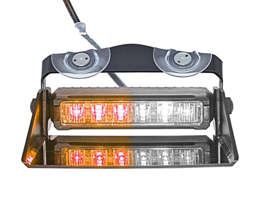 Strobes N' More Tiger 6 LED Dash Light  AMBER/WHITE