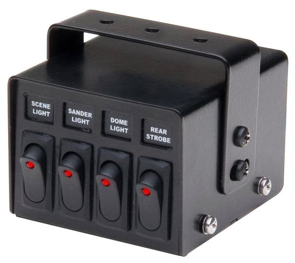 Whelen 4 Function Lighted Switch Box