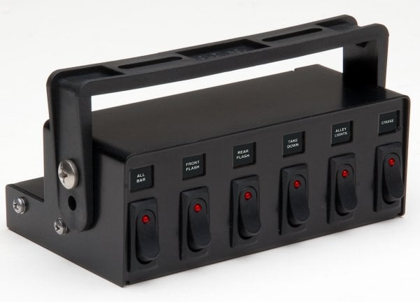 Whelen 4 Function Lighted Switchbox - StrobesNMore.com — Strobes N' More