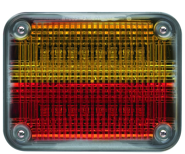 Whelen 900 Series Super-LED in Split Red/Amber